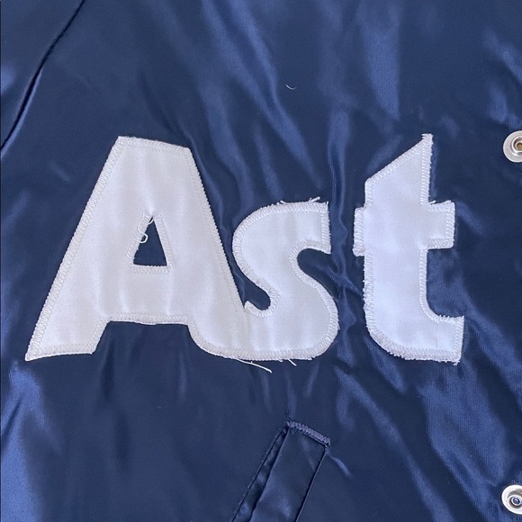 Starter Vintage Houston Astros Satin Varsity Jacket - Picture 2 of 7